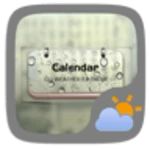 calendar style go weather ex android application logo